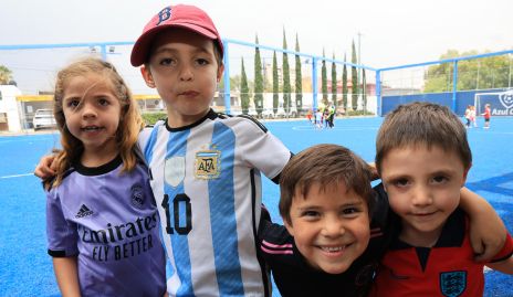  Andrea, Lucas, Javier y Diego.