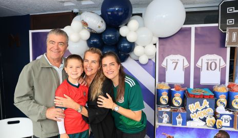  Roberto Lozano, Daniel Zollino, Patricia del Bosquey Danitza Lozano.