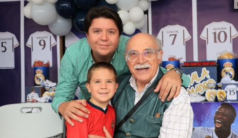  3 generaciones Daniel, Daniel y Guillermo Zollino.
