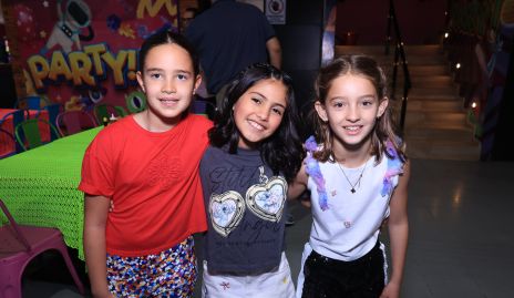  Valeria Cortés, Bárbara Rojo y María Inés Zamanillo.