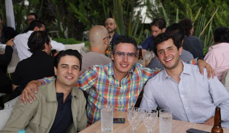  Gerardo Valle, Xavier Azcárate y Julián Abud.