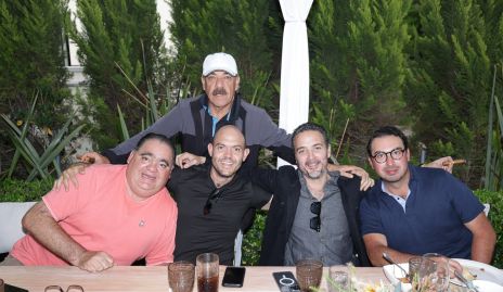  Pancho Duque, Pony García, Ricardo Purata, Alejandro Granados y Johan Castelo.