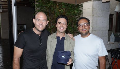  Ricardo Purata, Gerardo Valle y Xavier Campos.