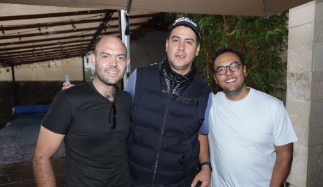  Ricardo Purata, Fernando Arredondo y Xavier Campos.