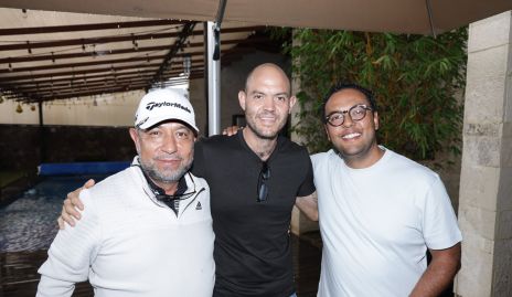  José Barrera, Ricardo Purata y Xavier Campos.