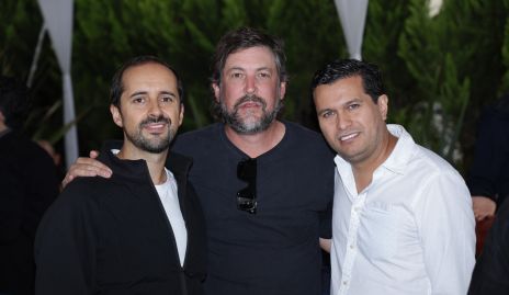  Guillermo Romo, Diego  Rodríguez y José Ramón Barragán.