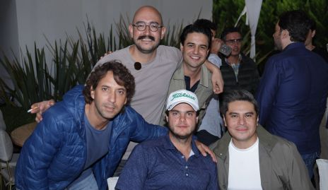 Daniel Enríquez, Eduardo Moreno, Gerardo Valle, Santiago Rosillo y Edgardo Longoria.
