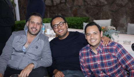  Humberto Aliseda, Xavier Campos y Óscar Álvarez.