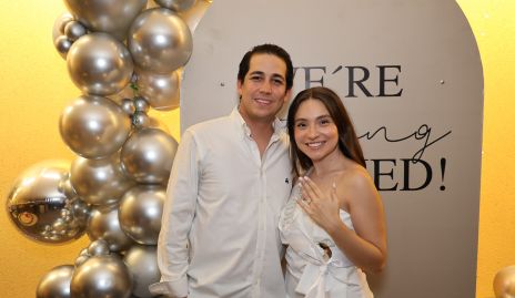  Gerardo Martínez y Daniela González se comprometieron en matrimonio.