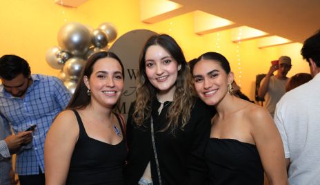  Sofía González, Valeria González y Marijó Valdez.