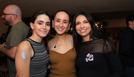  Irene Abud, Kaori Delgado y Andrea Rivera.