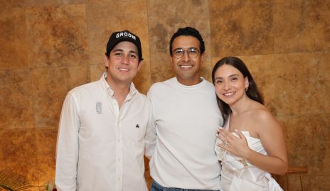  Gerardo Martínez, Chino Zepeda y Daniela González.