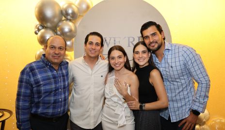  Oscar González, Gerardo Martínez, Daniela González, Bárbara y Tirso González.