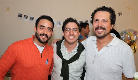  Pascual Leos, Roberto Michel y Diego Yáñez.