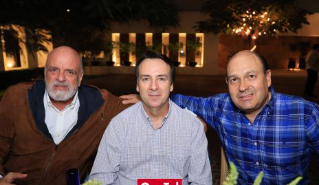  Humberto Gascón, Elio Aguirre y Oscar González.