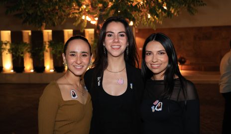  Kaori Delgado, Daniela Monsiváis y Andrea Rivera.