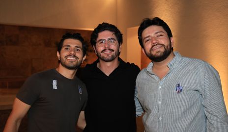  Gonzalo Chávez, Juan Carlos Martínez y Arturo Tavales.