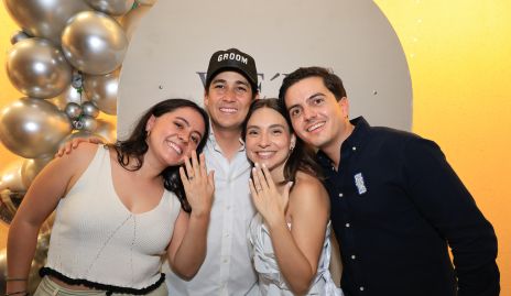  Montse García, Gerardo Martínez, Daniela González y Rodrigo Zertuche.