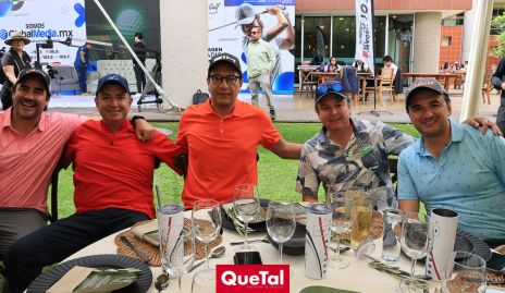  Carlos Torres, Roberto Pedroza, Gerardo González, Felipe y Leo Buendía.