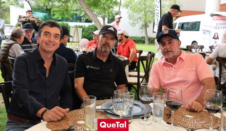  Oscar Silos, Ricardo Meade y Javier Alcalde.