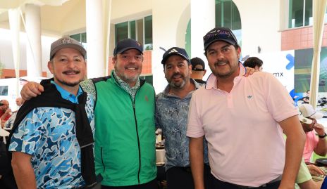  Horacio Lizaola, Héctor Morales, Rodrigo Medellín y Javier Abella.