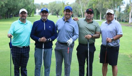  Daniel Pedroza, Rafael Villanueva, Guillermo Ramírez, Alejandro Pacheco y Carlos Esparza.