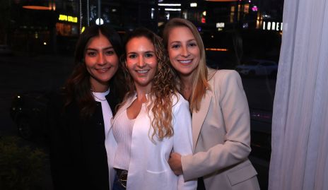  Pamela Michel, Lucila Andrade y Ale Álvarez.