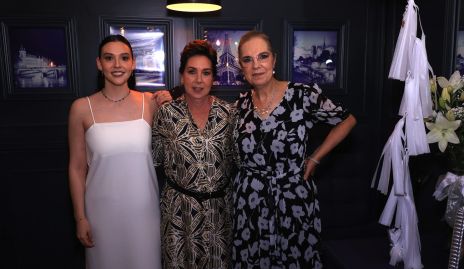  Alejandra Morales, Ana Hunter y Claudia Neuman.