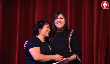  Carmen Estrada y Daniella Michelle Gutiérrez.