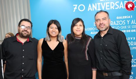  Alan Ismael, Ariana Camarillo, Daniela Michelle e Israel Huerta.