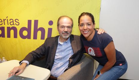  Juan Villoro y Patricia Romero.