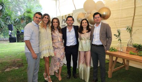  Daniel Dauajare, Martha de la Rosa, Gaby Díaz Infante, Abraham Salgado, Yusa de la Rosa y Rodrigo Palos.