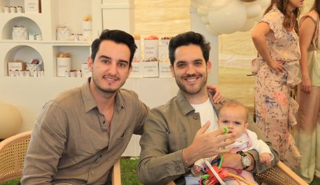  Enrique Díaz Infante, Alberto Familiar y Rafaela Villaseñor.