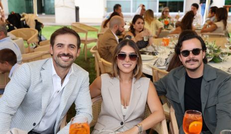  Iker Monsech, Mayra Díaz de León y Sebastián Safont.