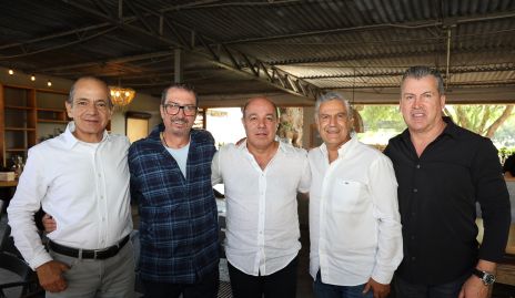  Elías Abud, Gerardo Cabrero, Enrique Quintero, Juan Manuel Piñero y Alfonso Anaya.