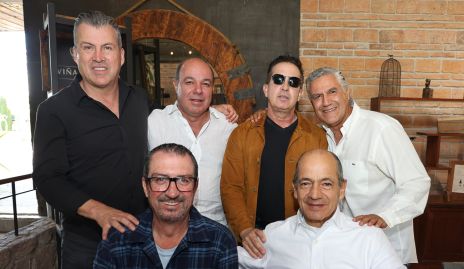  Alfonso Anaya, Quique Quintero, Gerardo Cabrero, Alejandro Gómez, Elías Abud y Juan Manuel Piñero.