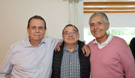  José Arauz, Guillermo Narváez y Poncho Aguilar.