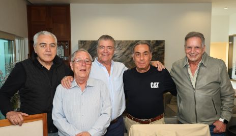  Claudio Guerra, Eduardo Mendizábal, Roberto Lozano, Gerardo Chevaile y Daniel Dauajare.
