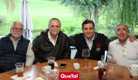  Luis Fernando Córdova, Alejandro Acebo, Francisco López y Javier de la Torre.