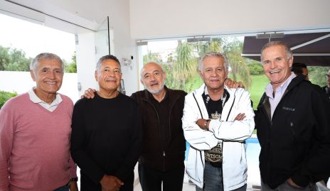  Poncho Aguilar, Marino, Wilfrido Martínez, Oscar y Carlos Hernández.