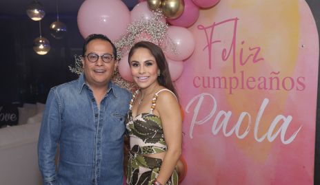  David Olivo Arrieta y Paola Longoria.