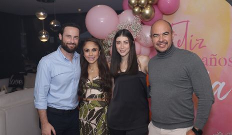  Jeff Mihaljevic, Paola Longoria, Dalel Abraham y Juane Silva.