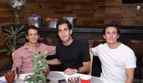  Álvaro Jiménez, Juan Pablo Ascanio y Edgardo de la Torre.