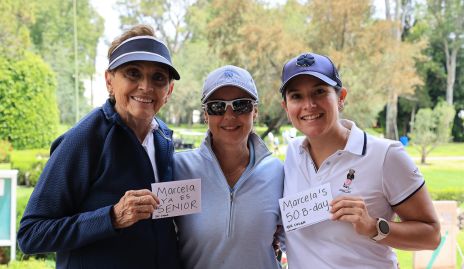  Toyita Villalobos, Marcela Alcalde y Érika Von Der Meden.