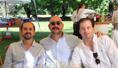  Guillermo Romo, Eduardo Moreno y José Lozano.