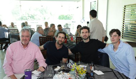   Juan Hernández, Santiago López, Huicho Ortuño y Juan Carlos Hernández.