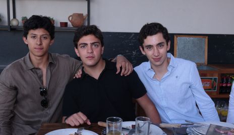  Alfredo Ayala, Omar Feres y Mateo Conde.