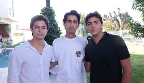  Alex Lozano, Rodrigo Medlich y Omar Feres.
