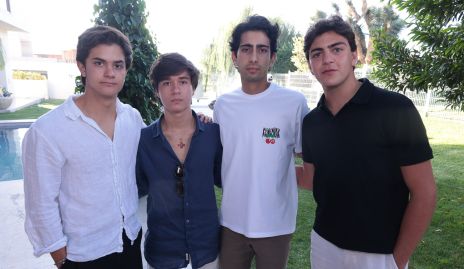  Alex Lozano, Fernando Rodríguez, Rodrigo Medlich y Omar Feres.