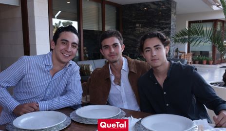  José Hermosillo, Marcelo Nieto y Andrés Díaz.